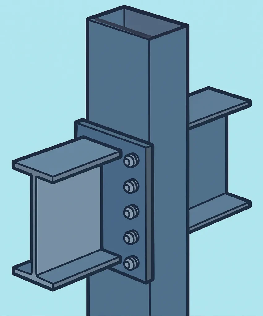 اتصال ستون یه ستون